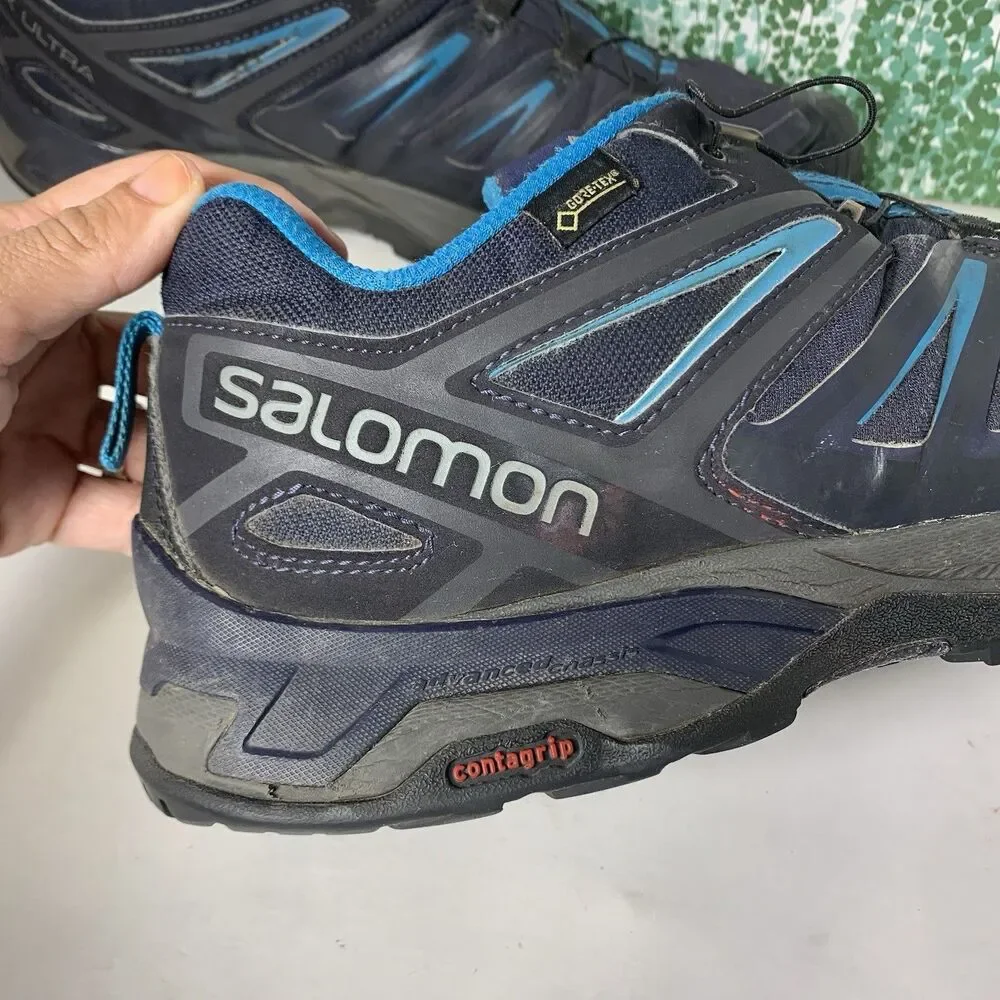 Salomon X Ultra 3 GTX Mens Size 12.5 Hiking Running Shoes Goretex Waterproof